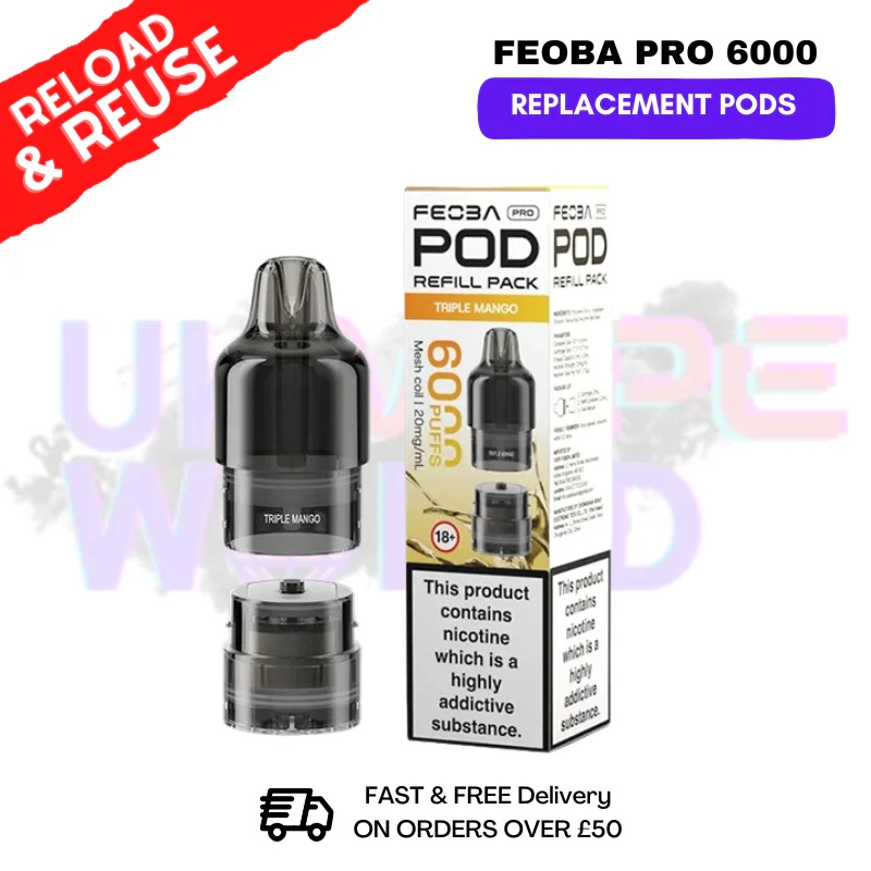 Triple Mango FEOBA Pro 6000 Replacement Pods