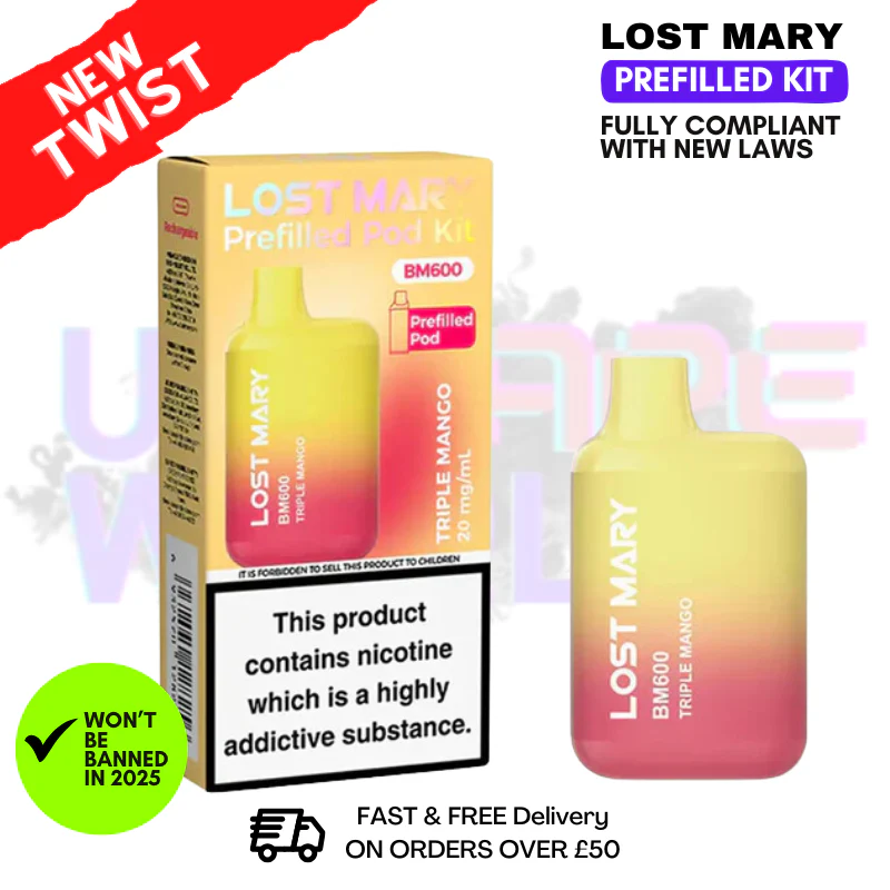Triple Mango Lost Mary BM600 Prefilled Pod Kit