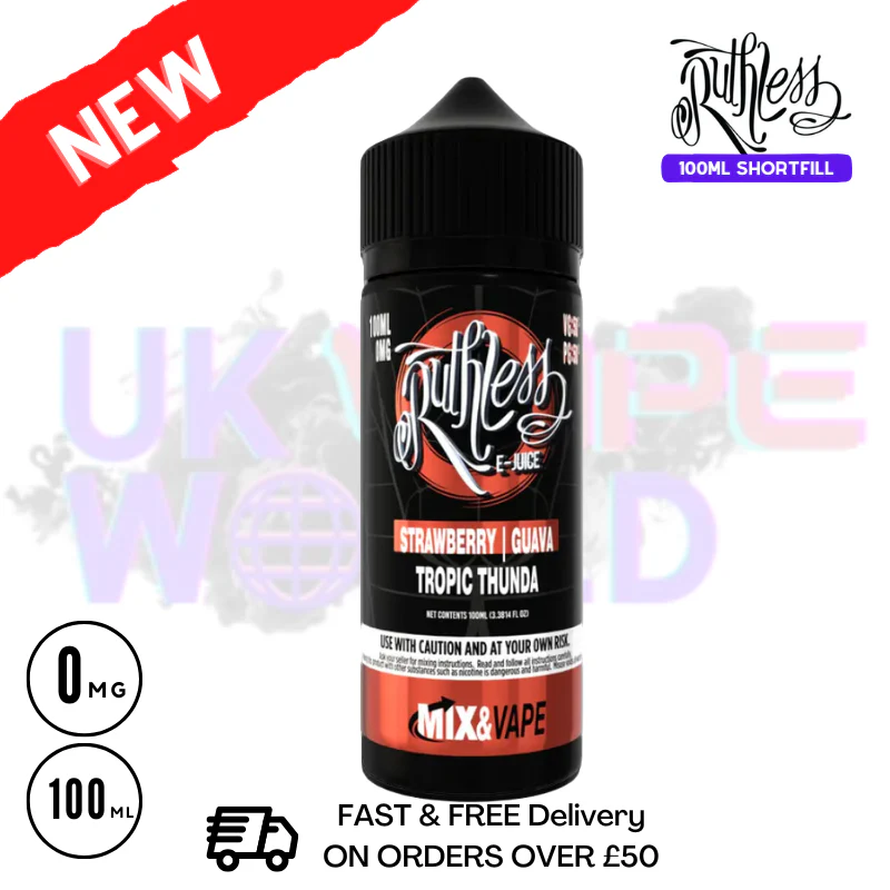 Tropic Thunda Ruthless 100ml shortfill e liquid - £7.99