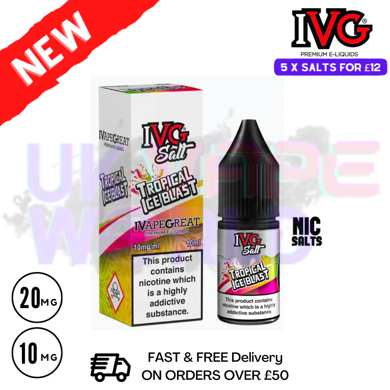 Tropical ICE Blast IVG Salt 10ml Nic Eliquid