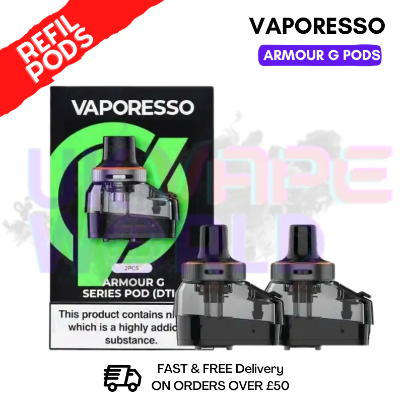Vaporesso Armour G Replacement Pod 2 PACK - £7.99