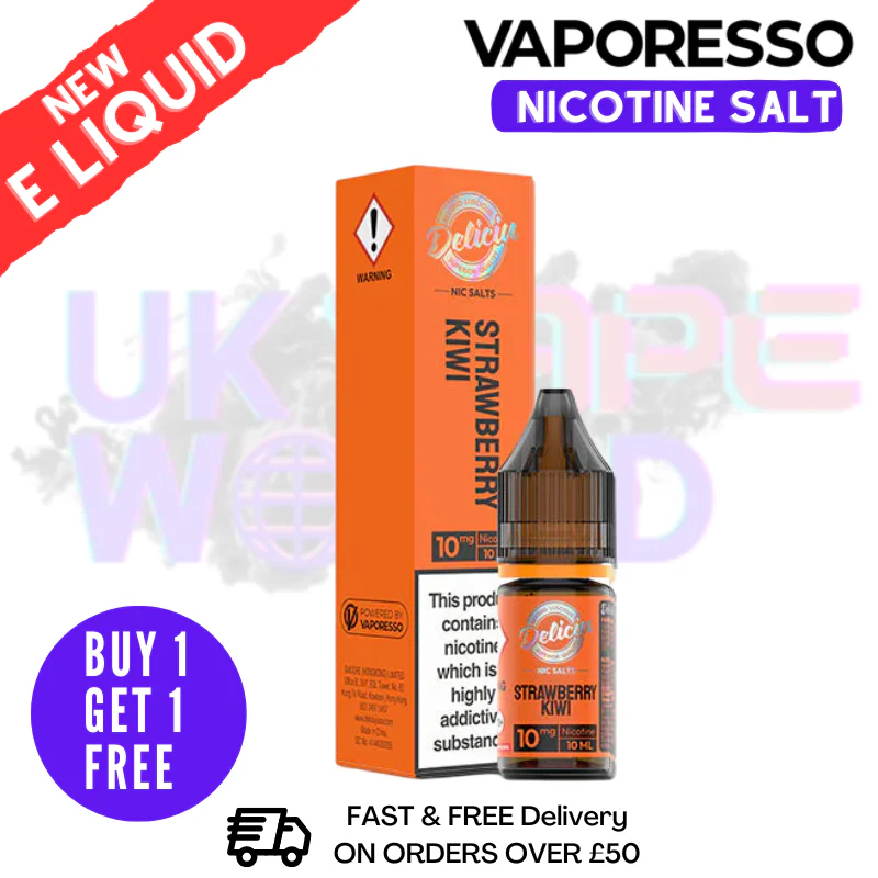Vaporesso Deliciu Strawberry Kiwi Nic Salt E-Liquid