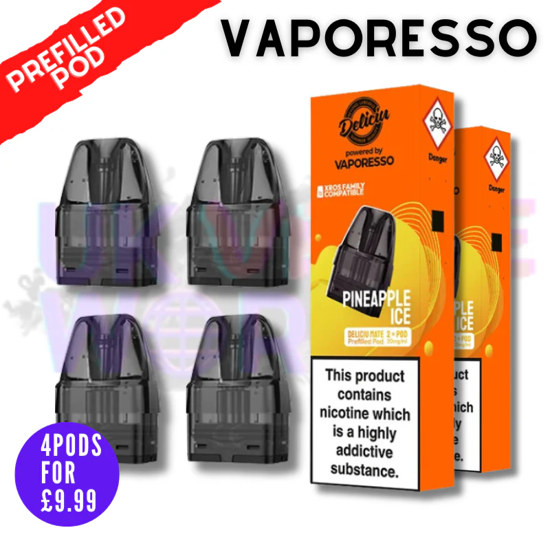 Vaporesso Deliciu Mate Pre-Filled Pods (2 x Pack Of 2)