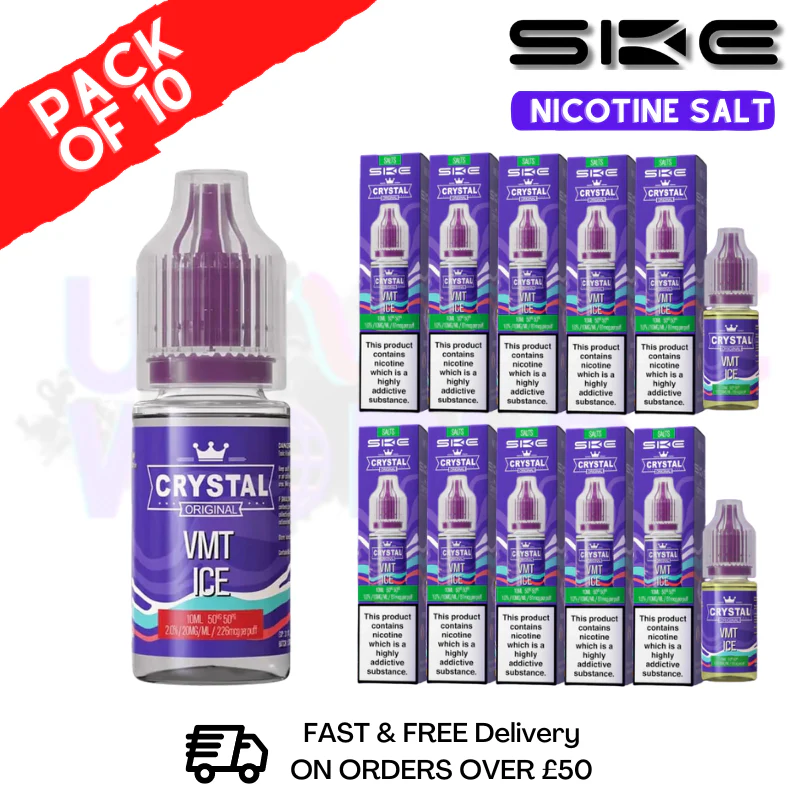 VMT Ice Crystal SKE Nic Salt BOX OF 10