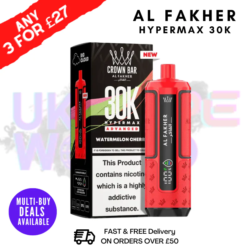 Watermelon Cherry Al Fakher 30K HyperMax Pod Kit