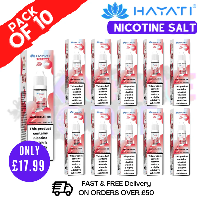 Watermelon ICE Hayati Pro Max Nic Salt Box Of 10