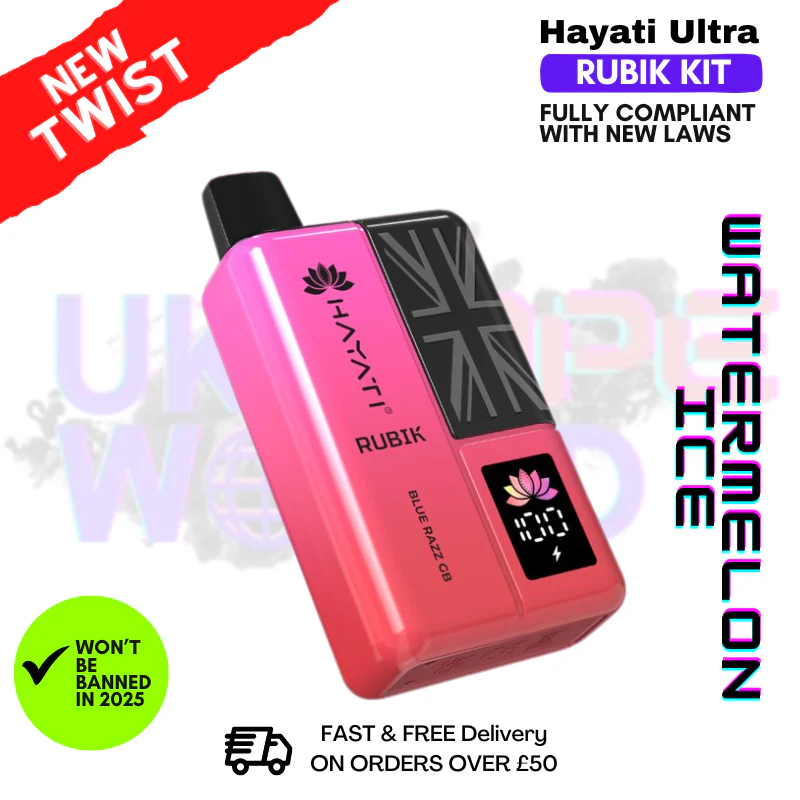 Watermelon ICE Hayati Rubik 7000 Puff 7K Bar - Image 2