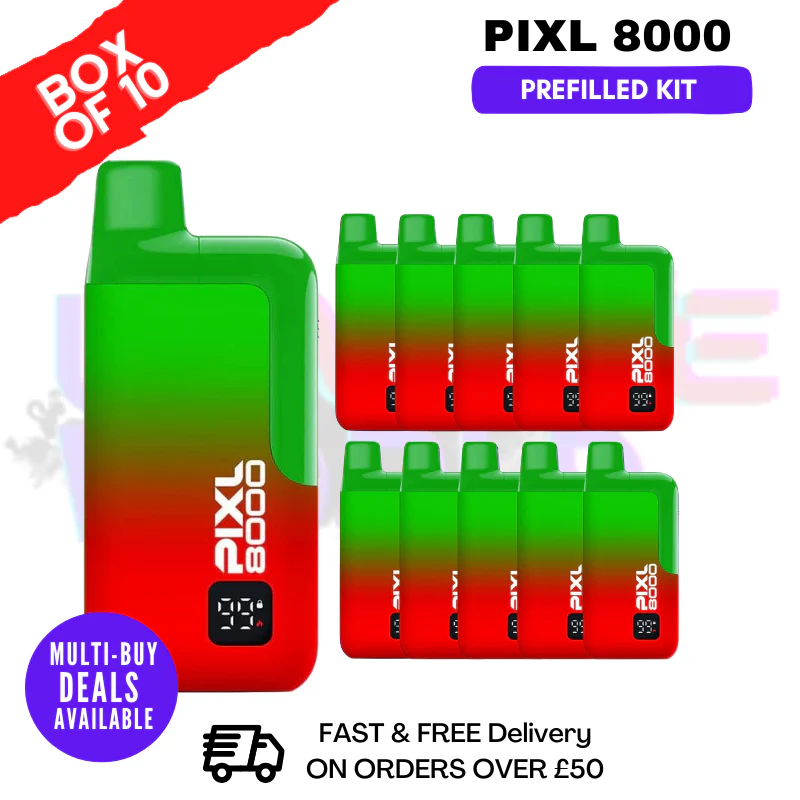 Watermelon ICE Pixl 8000 Kits Box Of 10