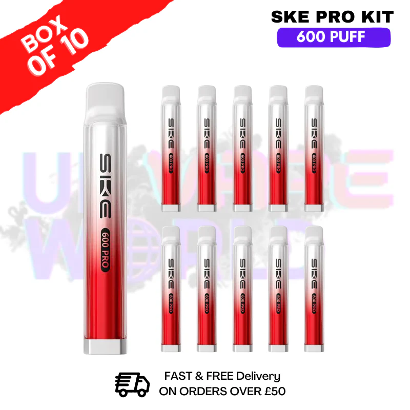 Watermelon ICE SKE Crystal PRO 600 Puff Box Of 10