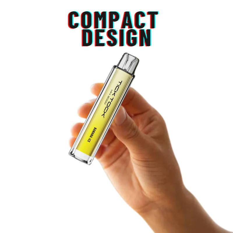 Banana Ice Tick Tock Mini 2000 Puff Kit - Image 3