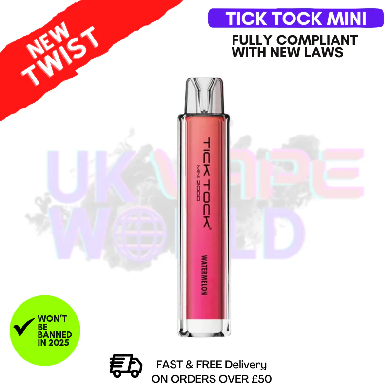 Watermelon Tick Tock Mini 2000 Puff Kit